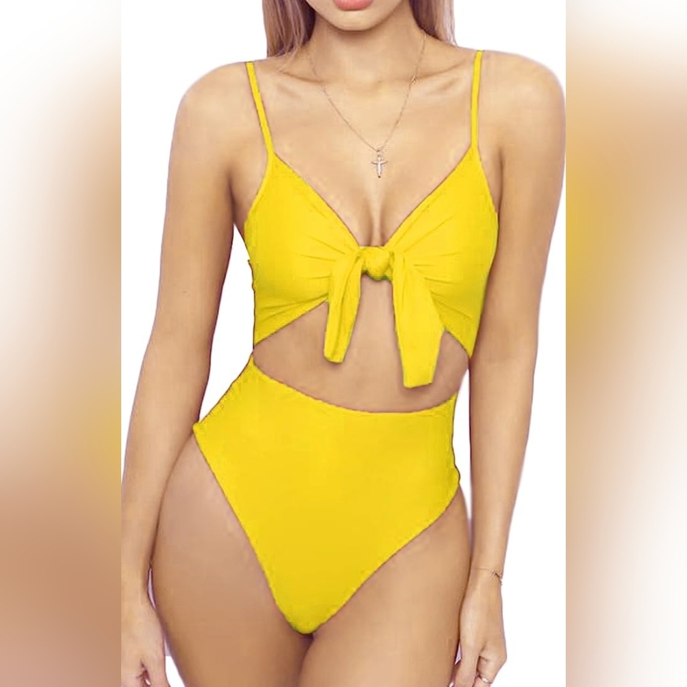 💛 Yellow One Piece Swim Suit 💛
